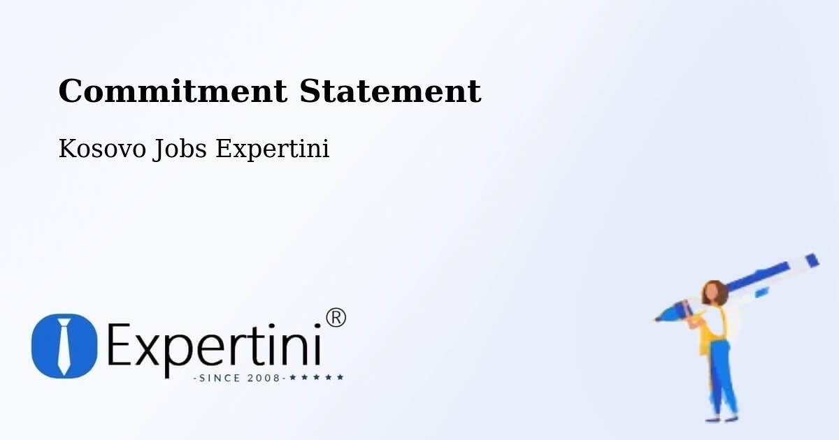 Corporate Commitment – Deçan - Kosovo Jobs Expertini